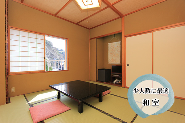 客室　海が見えるくつろぎ和室