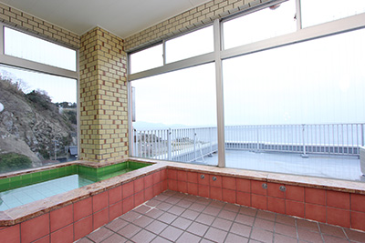 当館自慢の展望風呂